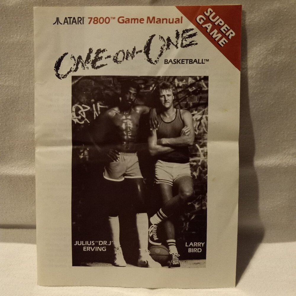 ONE-ON-ONE BASKETBALL CIB - ATARI 7800 UN-Tested - Picture 5 of 6